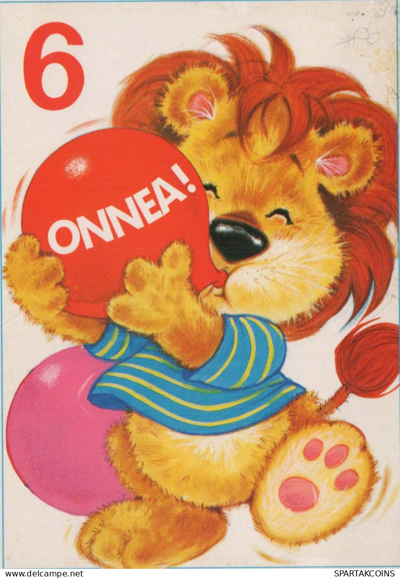 LION Animals Vintage Postcard CPSM #PBS050.GB - Lions