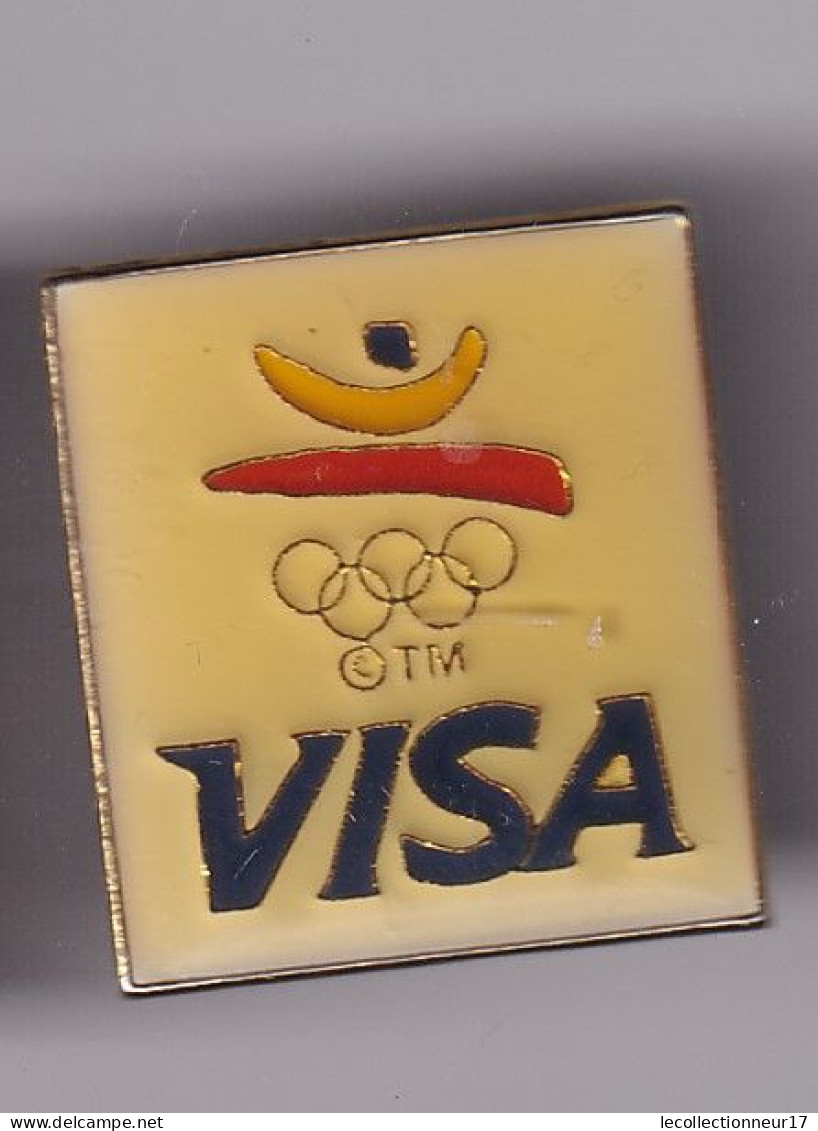 Pin's JO Barcelona 92 Logo Visa Réf 8430 - Jeux Olympiques