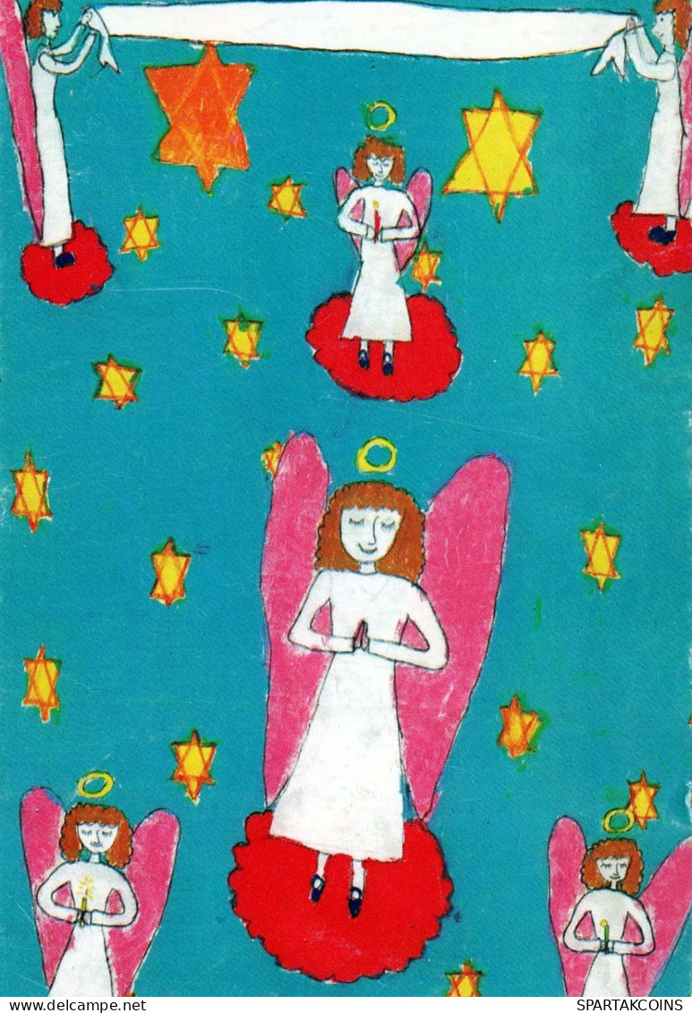 ANGEL Christmas Vintage Postcard CPSM #PBP373.GB - Angeles