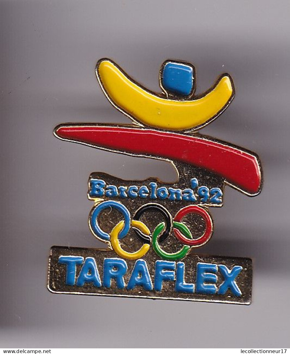 Pin's JO Barcelona 92 Logo Taraflex Réf 8427 - Olympische Spiele