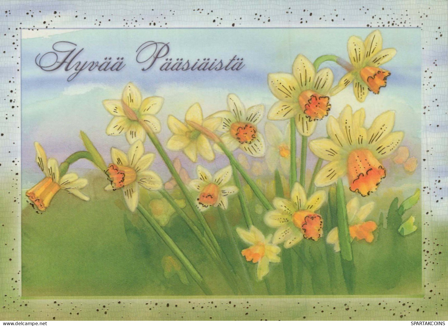 FLOWERS Vintage Postcard CPSM #PAR030.GB - Blumen