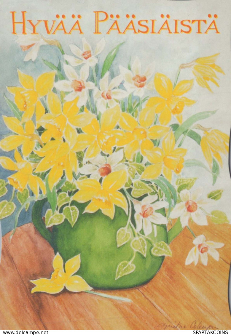 FLOWERS Vintage Postcard CPSM #PAR090.GB - Blumen