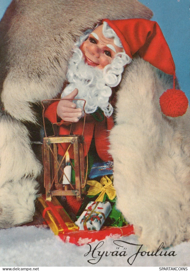 SANTA CLAUS CHRISTMAS Holidays Vintage Postcard CPSM #PAK033.GB - Santa Claus
