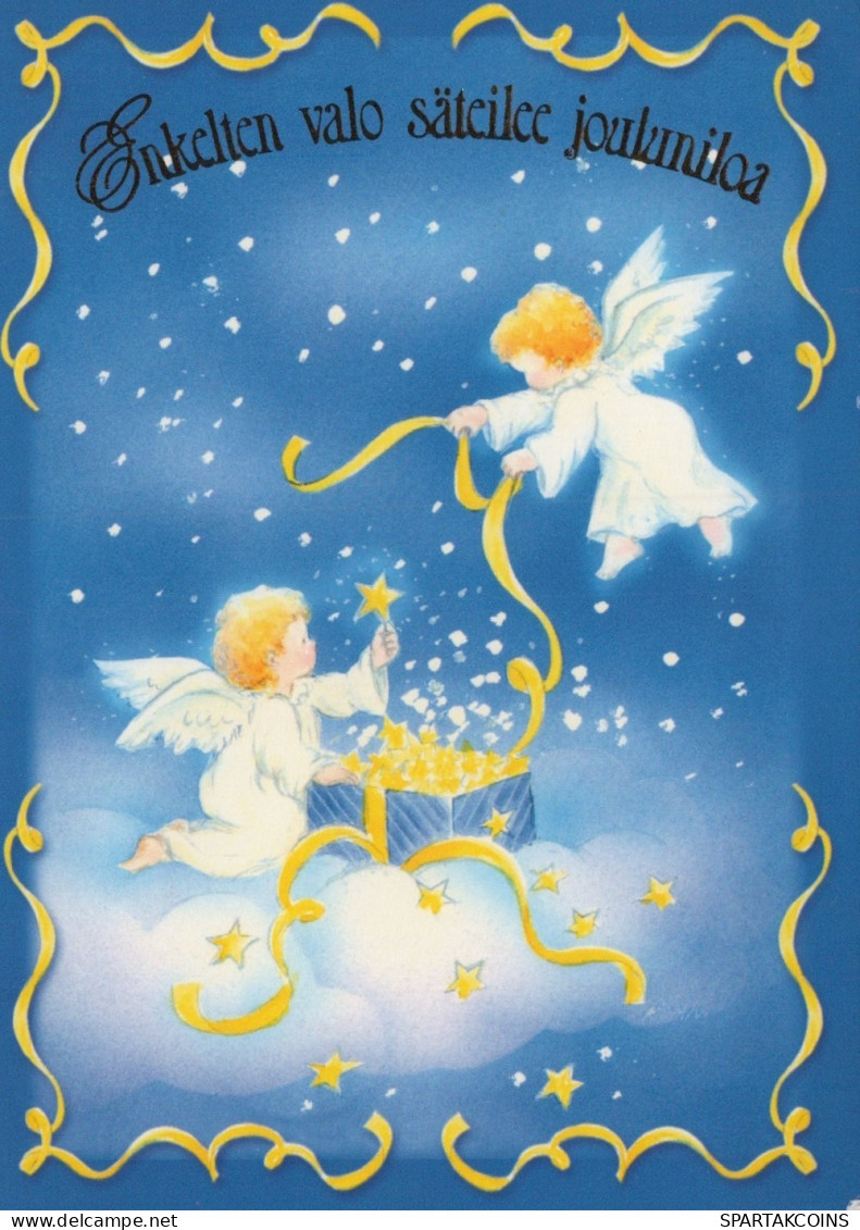 ANGEL CHRISTMAS Holidays Vintage Postcard CPSM #PAH897.GB - Engelen