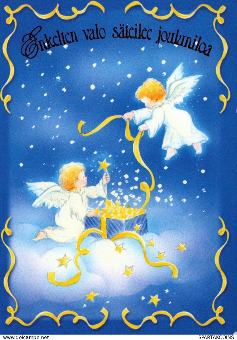 ANGEL CHRISTMAS Holidays Vintage Postcard CPSM #PAH897.GB - Engelen