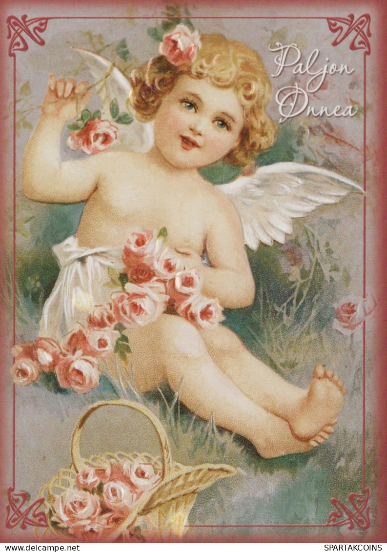 ANGEL CHRISTMAS Holidays Vintage Postcard CPSM #PAJ158.GB - Anges