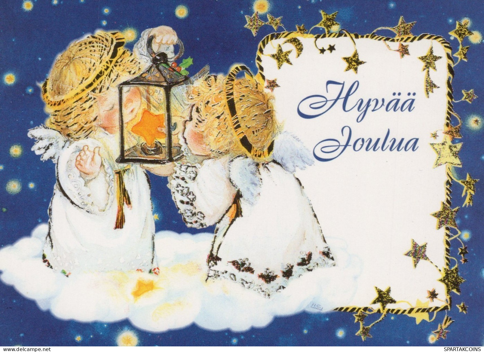 ANGEL CHRISTMAS Holidays Vintage Postcard CPSM #PAH022.GB - Engel