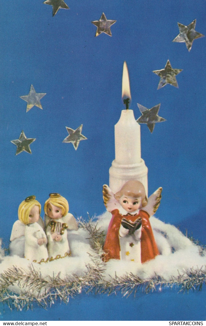 ANGEL CHRISTMAS Holidays Vintage Postcard CPSMPF #PAG836.GB - Engel