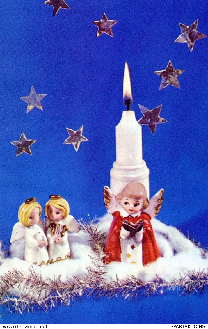 ANGEL CHRISTMAS Holidays Vintage Postcard CPSMPF #PAG836.GB - Engel