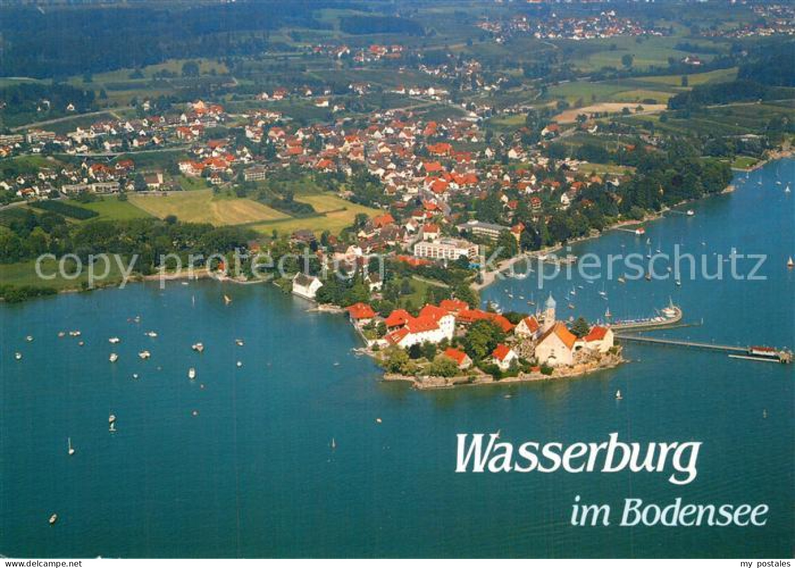 73580551 Wasserburg Bodensee Fliegeraufnahme Wasserburg Bodensee - Wasserburg A. Bodensee