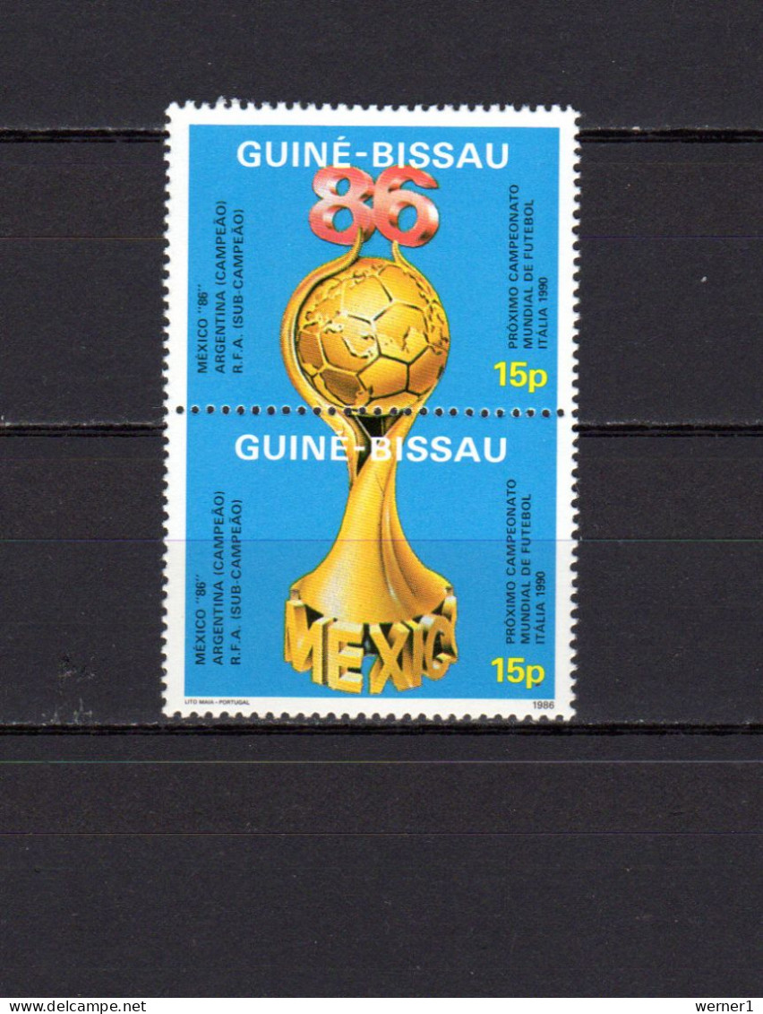 Guinea - Bissau 1986 Football Soccer World Cup 2 Stamps MNH - 1986 – Mexico