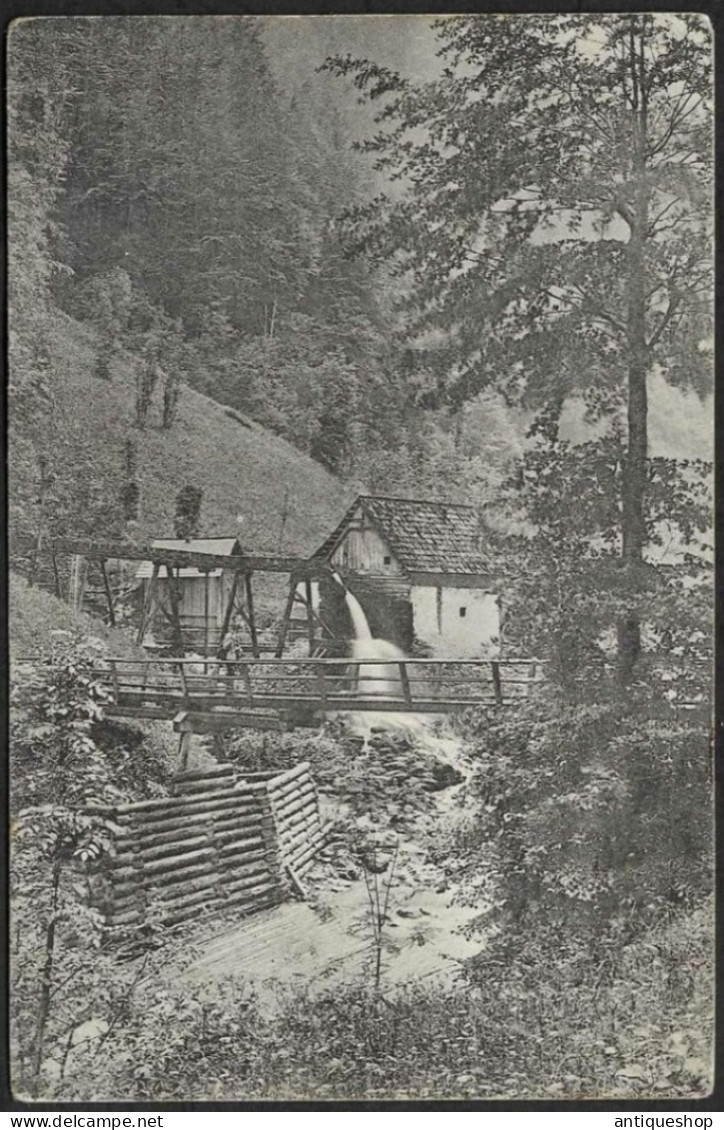 Austria-----Nestelberggraben(Nestelbergmuhle)-----old Postcard - Watermolens