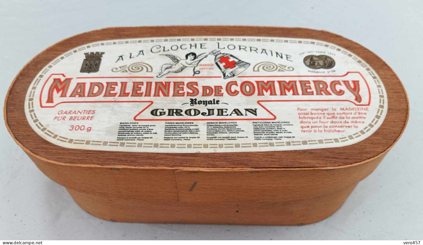 Boîte En Bois "Madeleines De Commercy" - Boxes