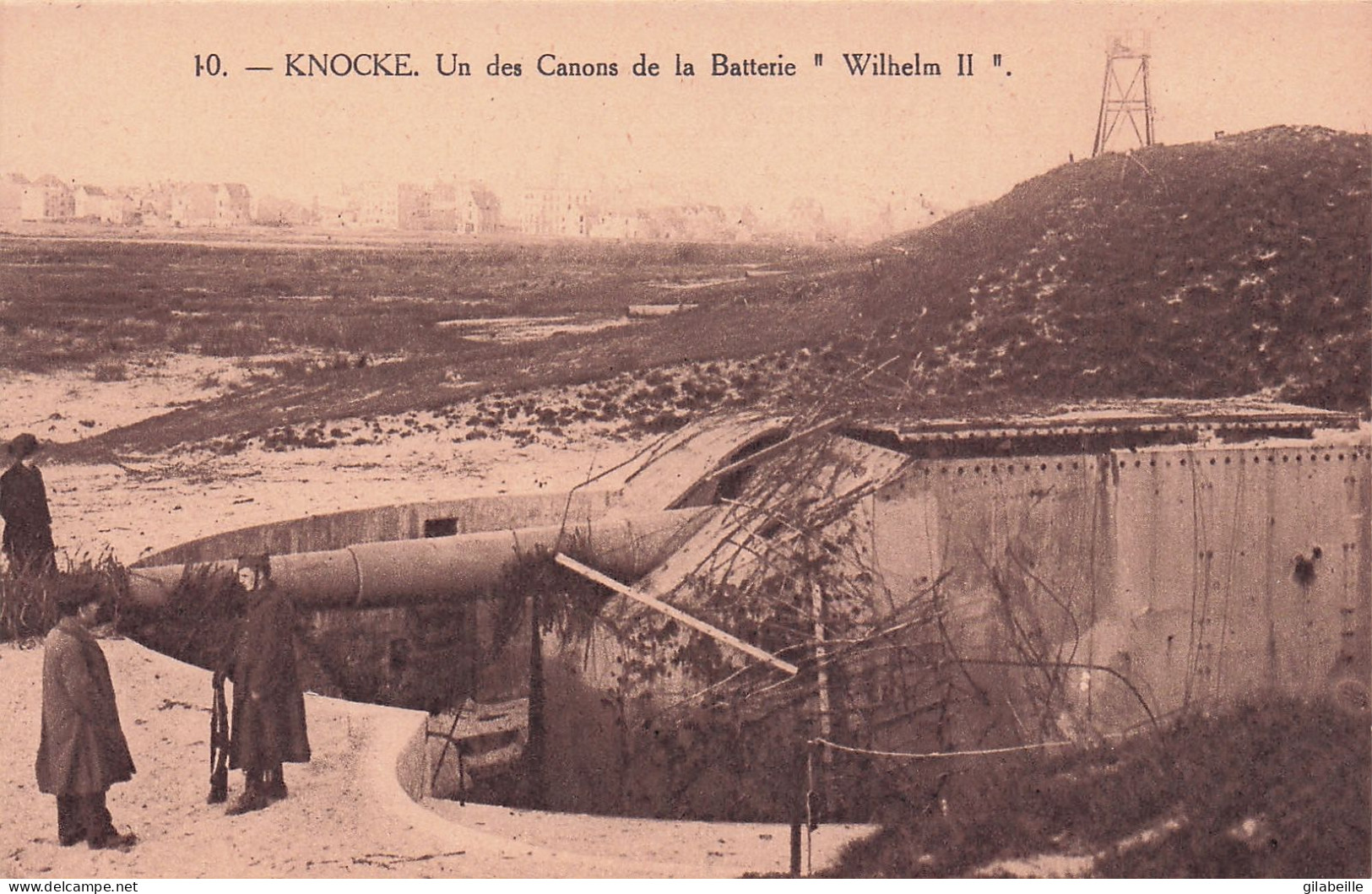 KNOKKE - KNOCKE - ZOUTE - Un Des Canons De La Batterie " Wilhem II " - Knokke