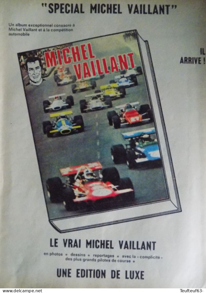 Publicité De Presse ; Parution Album " Spécial Michel Vaillant " - Advertising