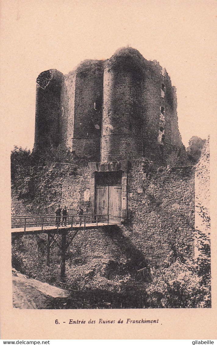 THEUX - Les Ruines De Franchimont  - Entrée  Du Chateau - Theux
