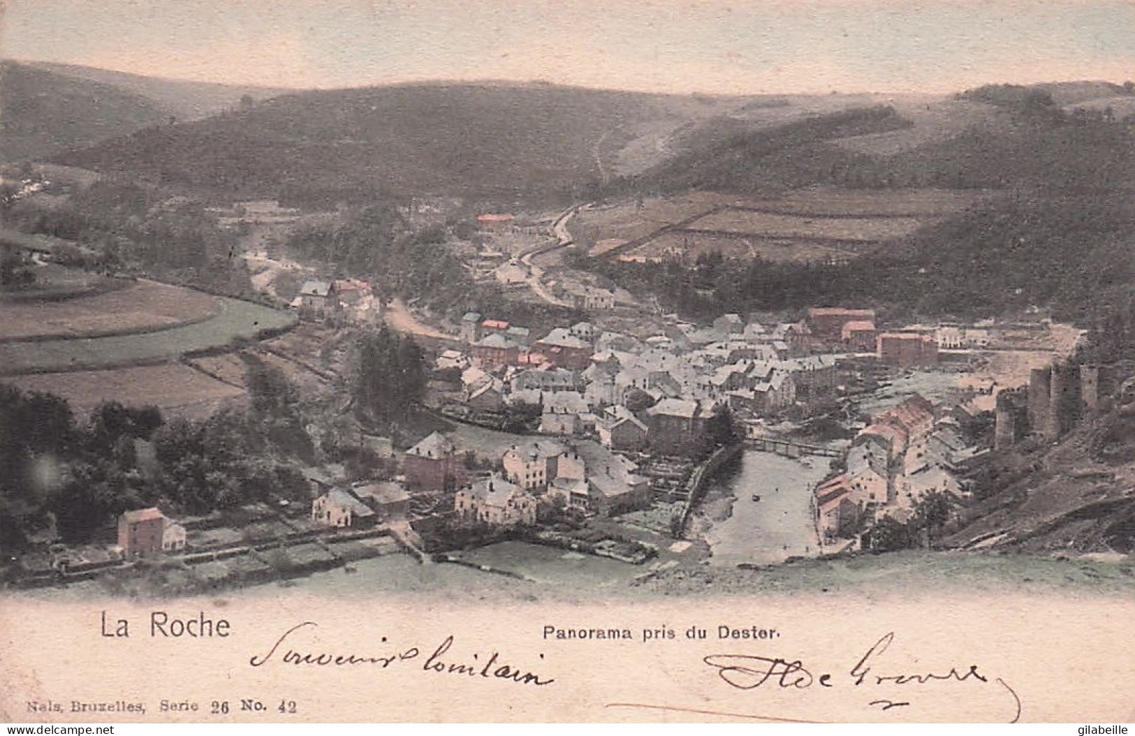 LA ROCHE-  LAROCHE En ARDENNE -  Panorama Pris Du Dester - La-Roche-en-Ardenne