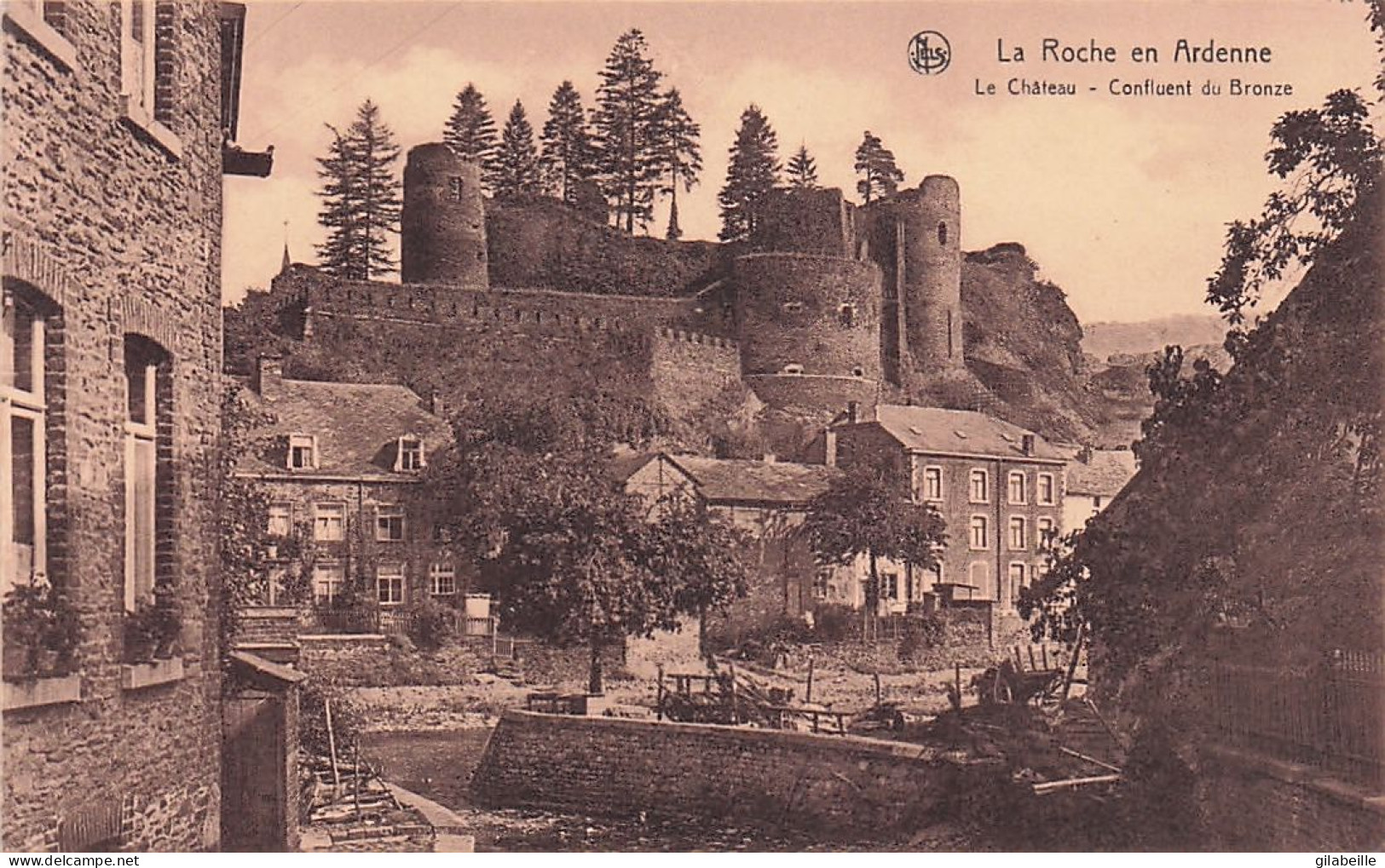 LA ROCHE-  LAROCHE En ARDENNE - Le Chateau - Confluent Du Bronze - La-Roche-en-Ardenne