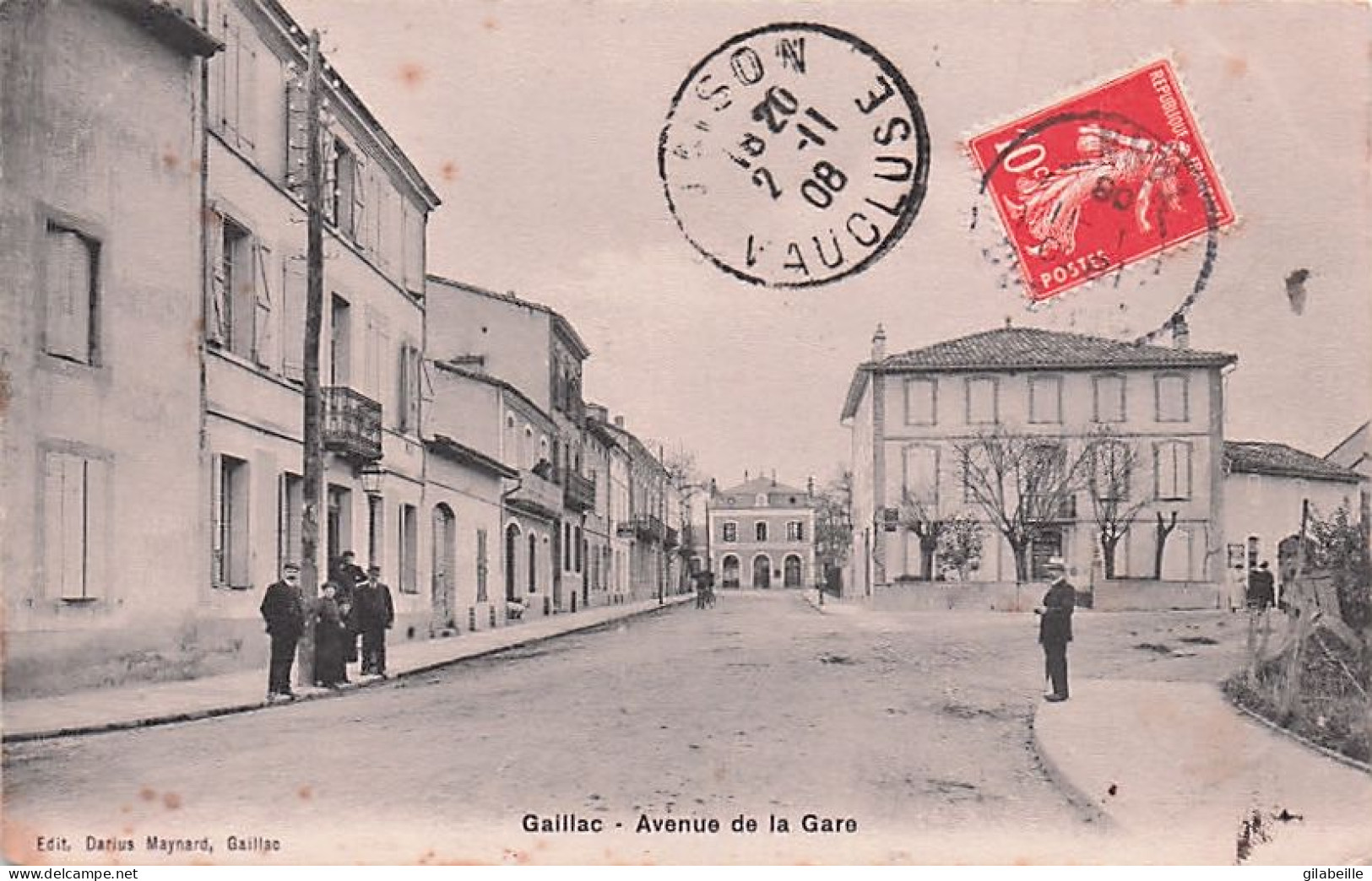 81 - GAILLAC - Avenue De La Gare - Gaillac