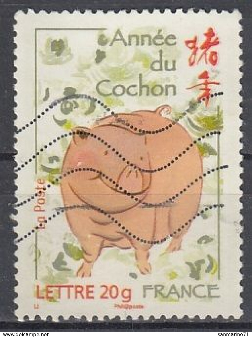 FRANCE 4210,used,falc Hinged - Nouvel An Chinois