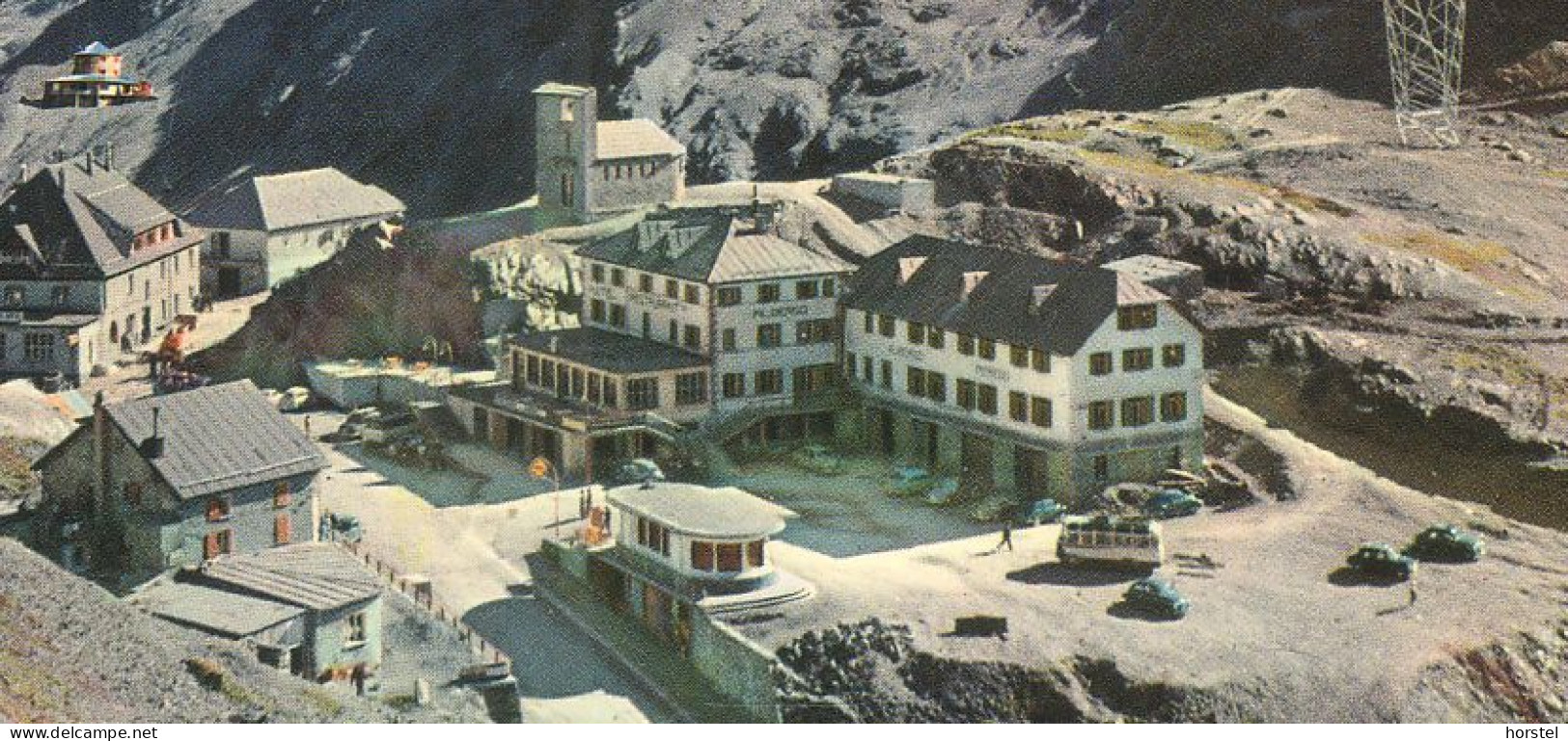 Italien - Passo Dello Stelvio - Stilfser Joch Sondrio - Shell Petrol Station - Cars - Reisebus - Bolzano (Bozen)