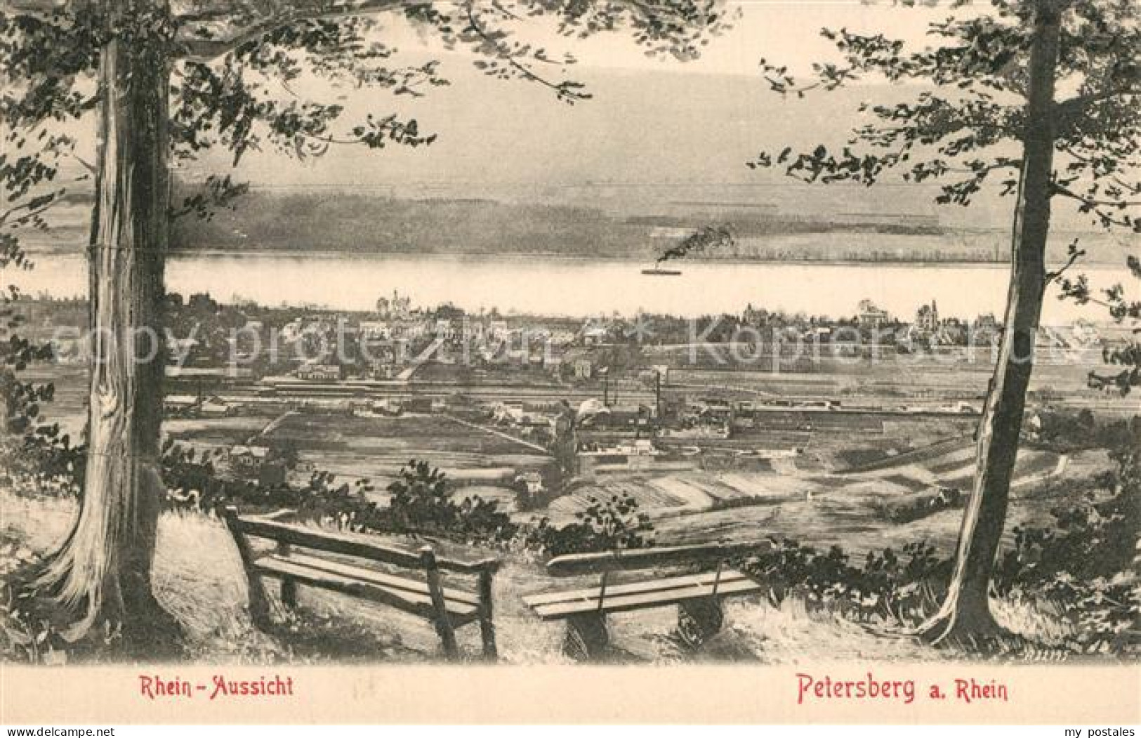 73571653 Petersberg K?nigswinter Rhein-Aussicht  - Te Identificeren