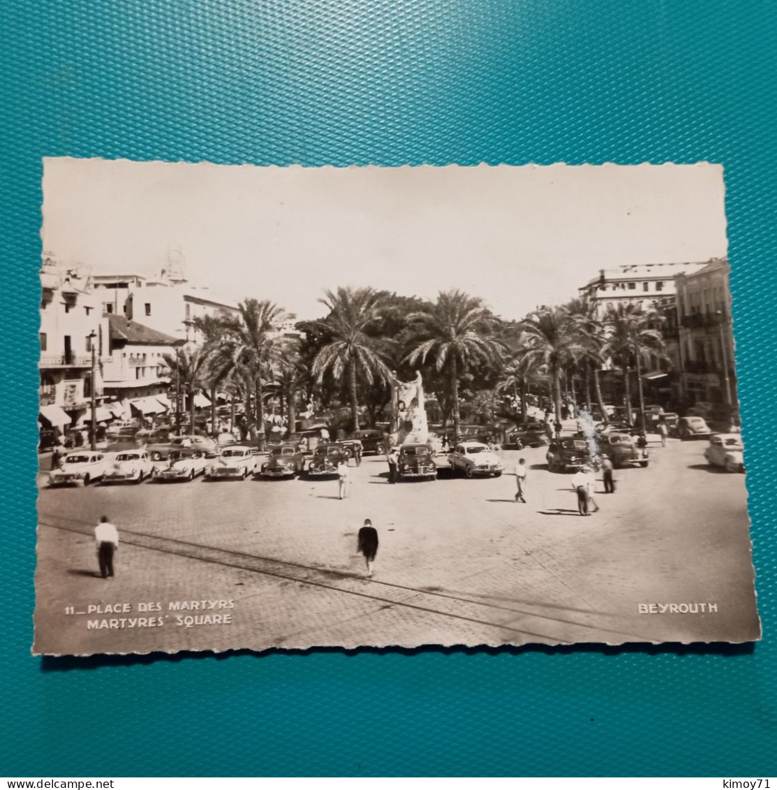 Cartolina Beyrouth - Place Des Martyrs. Viaggiata - Libya