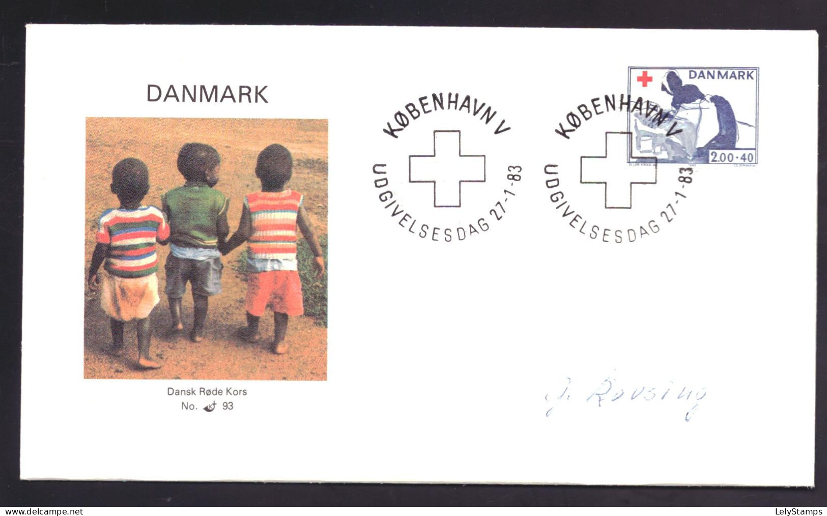 Denemarken / Danmark 768 FDC No Address Red Cross (1983) - FDC