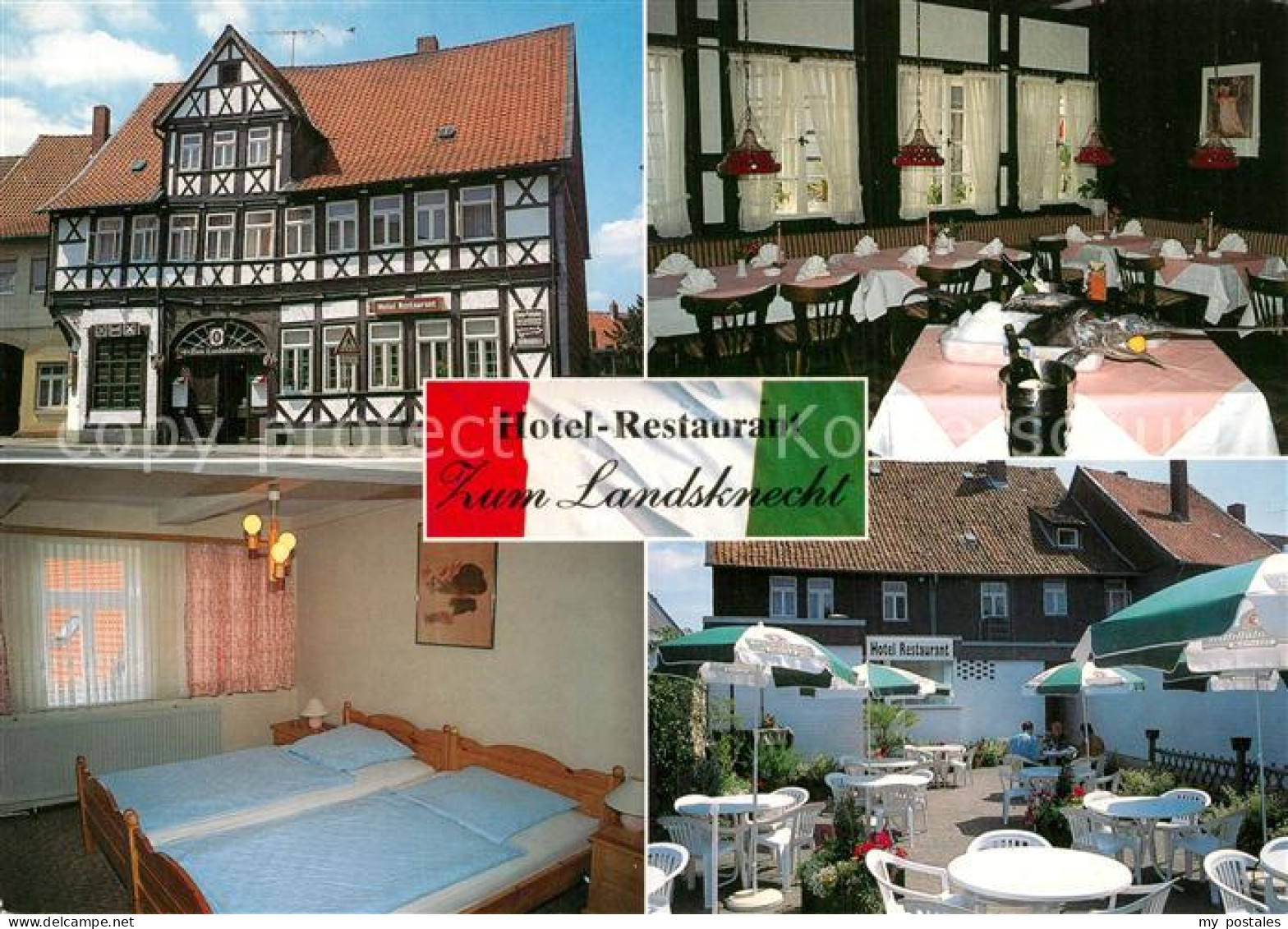 73569713 K?nigslutter Elm Hotel-Restaurant Zum Landsknecht Da Mario  - Te Identificeren