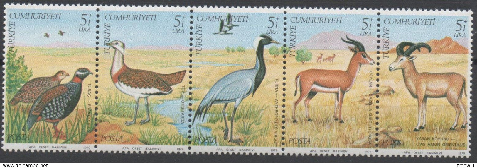 Turquie Animaux-Animals-Dieren XXX - Unused Stamps