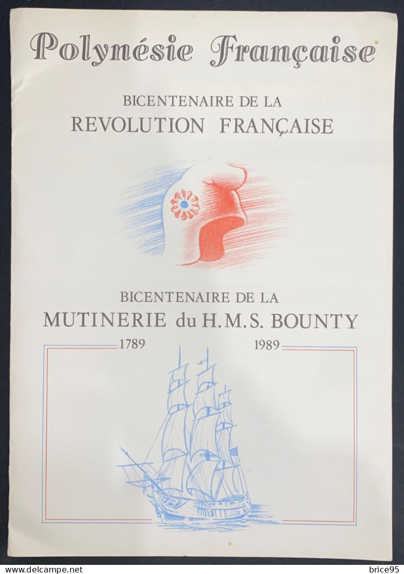 Polynésie Française - Document Philatélique - FDC - Premier Jour - Bicentenaire De La Révolution Française - 1989 - FDC