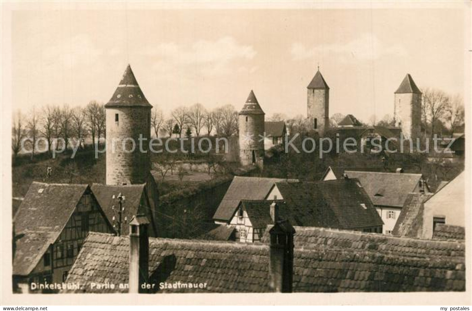 73559251 Dinkelsbuehl Stadtmauer Dinkelsbuehl - Dinkelsbuehl