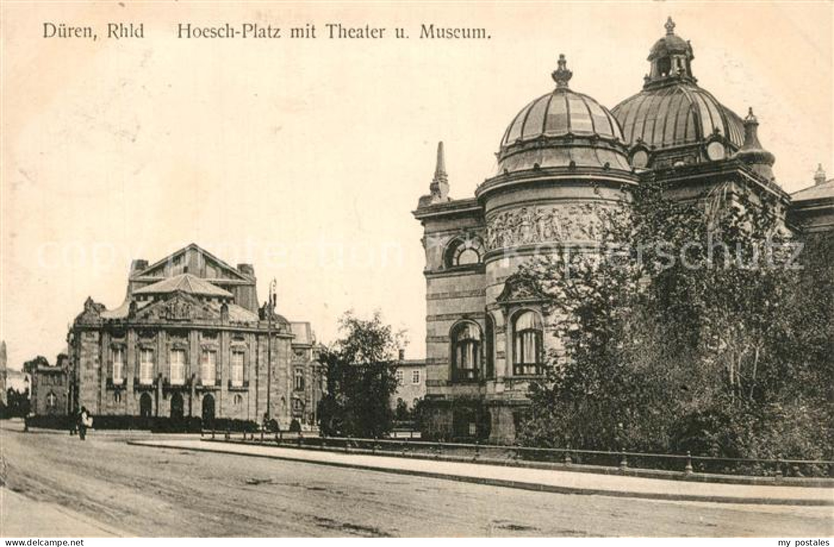 73559232 D?ren Rheinland Hoesch Platz Mit Theater Und Museum  - A Identificar