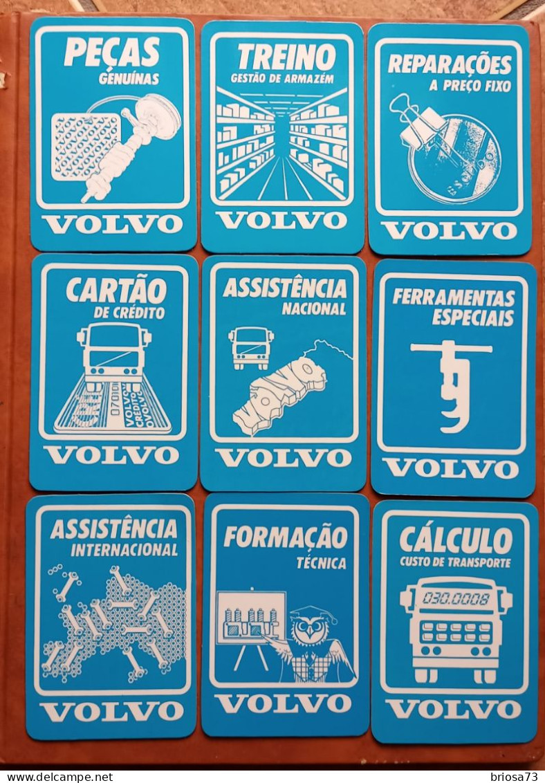 9 Calendriers De Poche. Volvo - Kleinformat : 1981-90