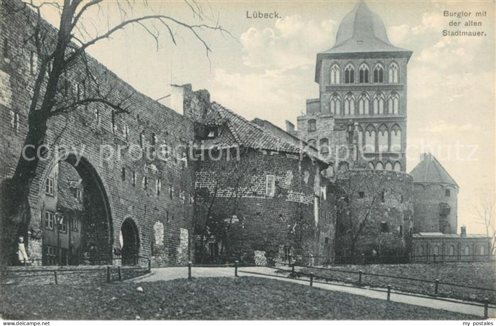 73556603 L?beck Burgtor Mit Der Alten Stadtmauer  - Da Identificare