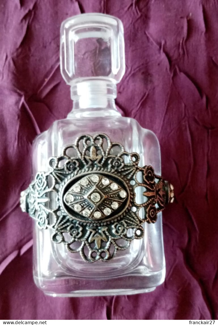 Flacon De Parfum Décoratif En Cristal Signé Nadir - Bottles (empty)