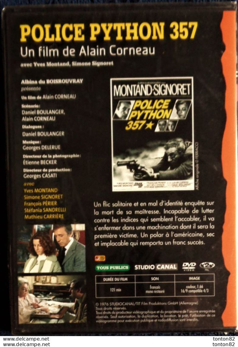 Police Python 357 * - Yves Montand - Simone Signoret - François Perier . - Politie & Thriller
