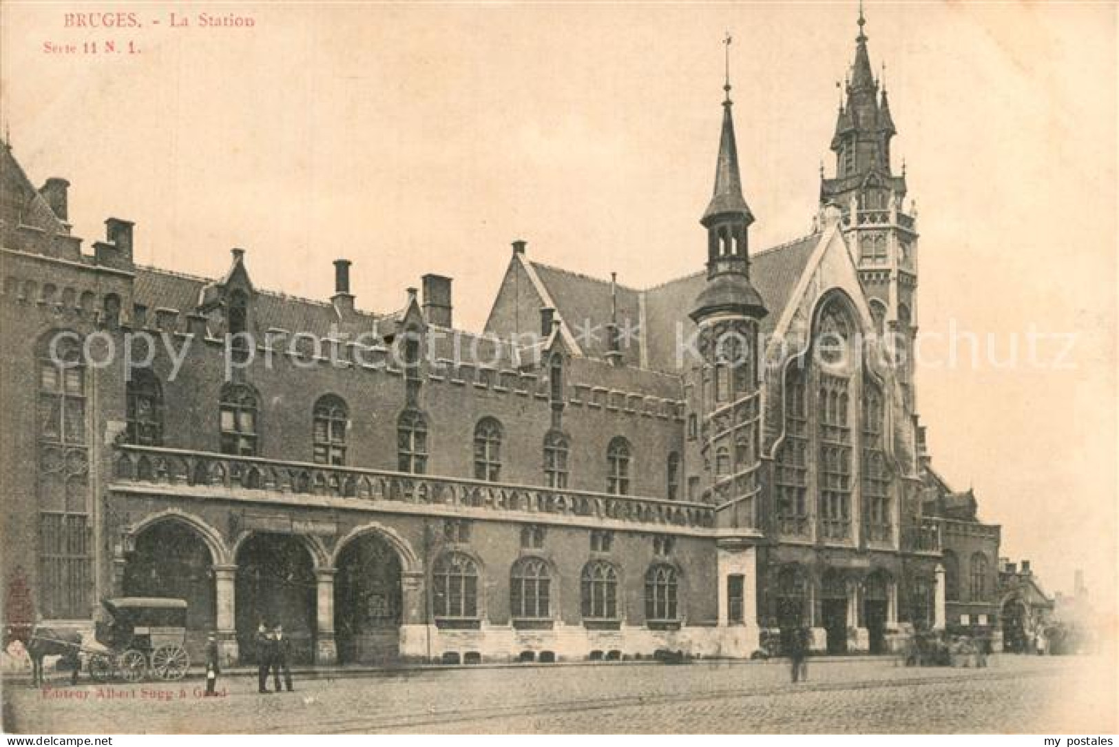 73551242 Bruges Brugge Flandre La Station  - Andere & Zonder Classificatie