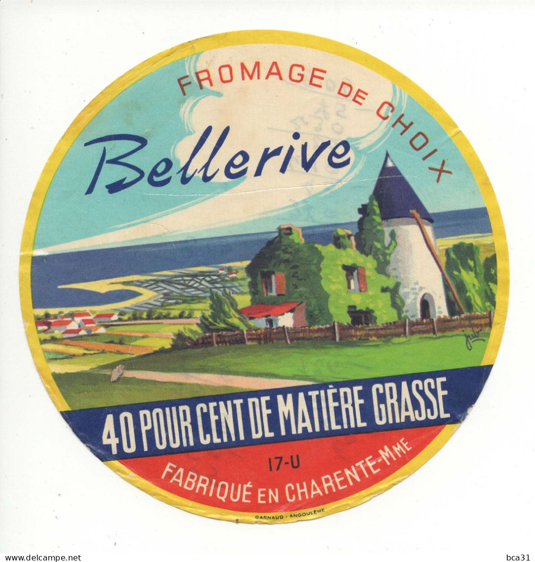 Etiquette De Fromage BELLERIVE - Käse