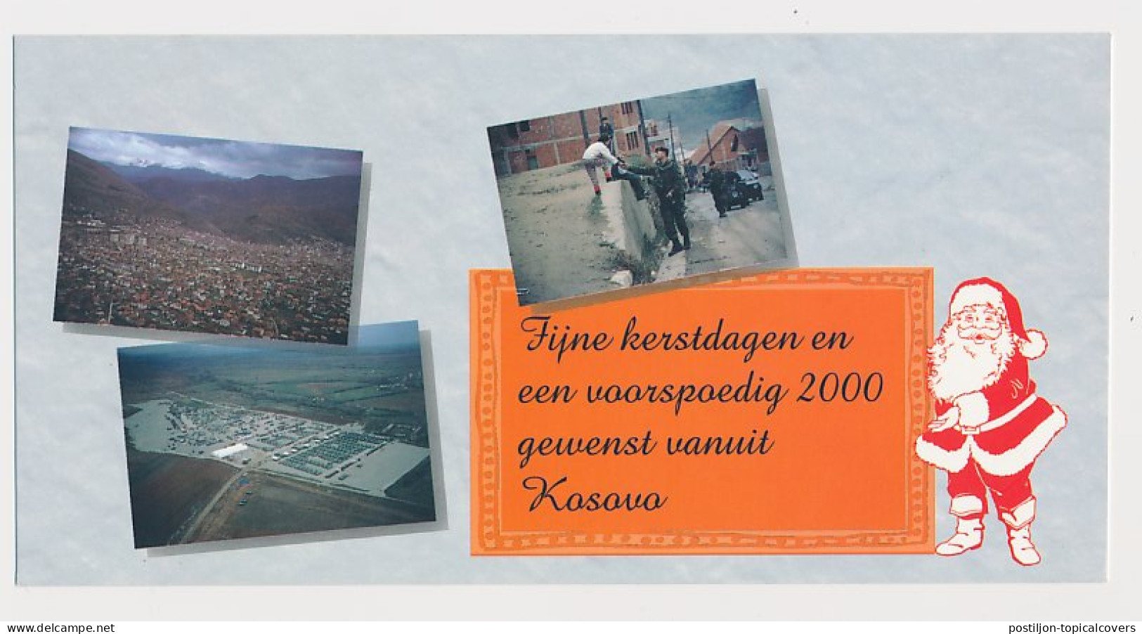 Meter Postcard Netherlands 1999 NAPO 58 Kosovo Serbia - Fieldpost NAPO 500 - Dove Of Peace - Militaria