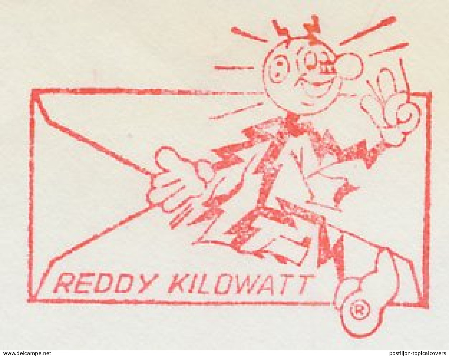 Meter Cut Belgium 1975 Reddy Kilowatt - Electricity