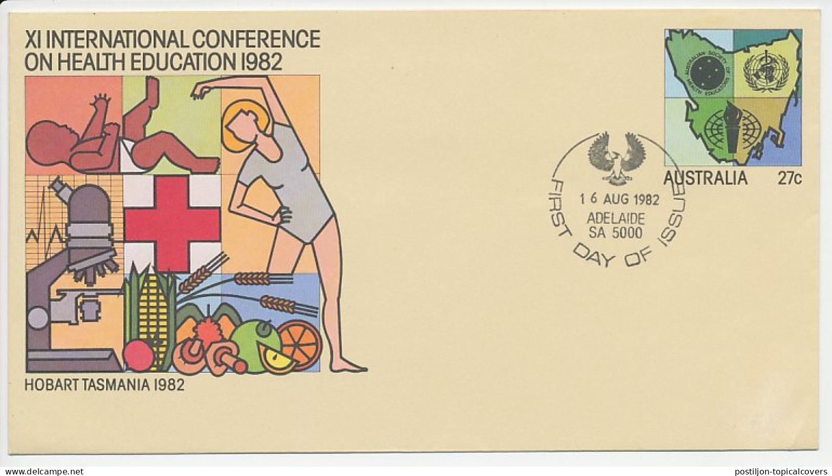 Postal Stationery Australia 1982 Conference On Health Education - Sonstige & Ohne Zuordnung