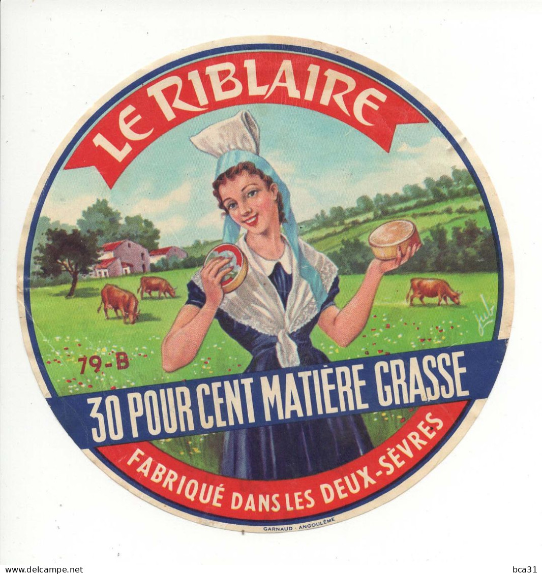 Etiquette De Fromage LE RIBLAIRE - Cheese