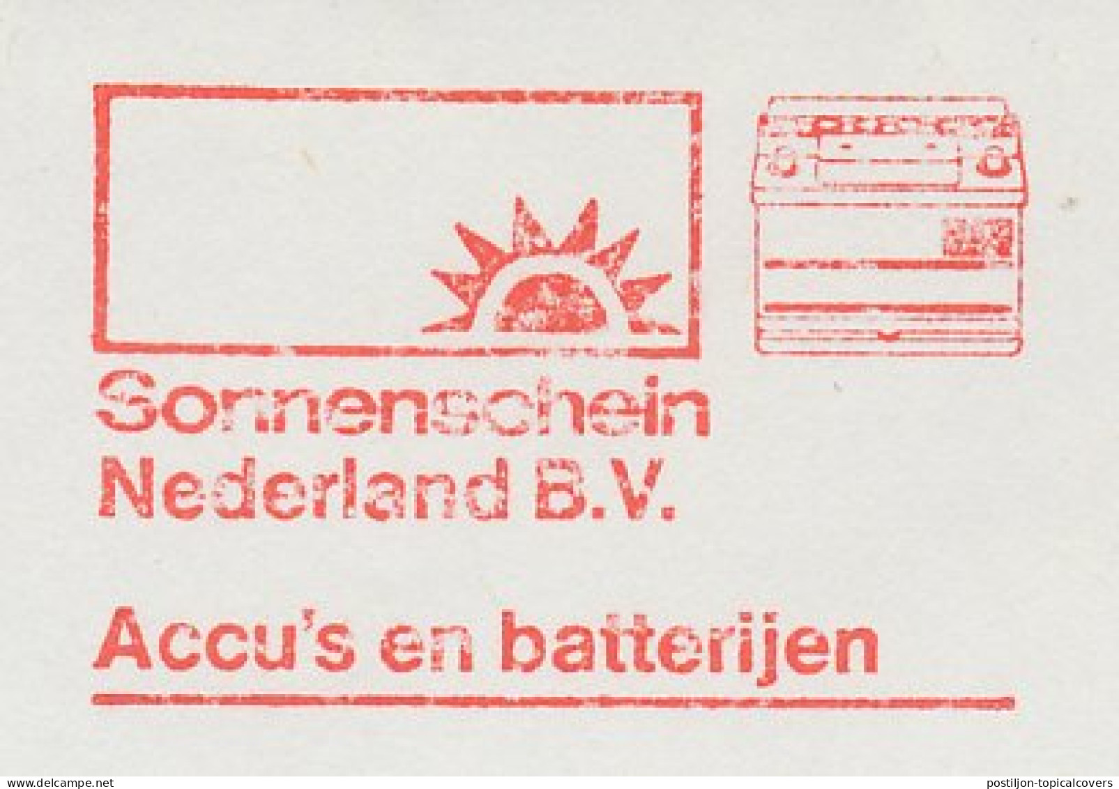 Meter Cut Netherlands 1981 Battery - Other & Unclassified