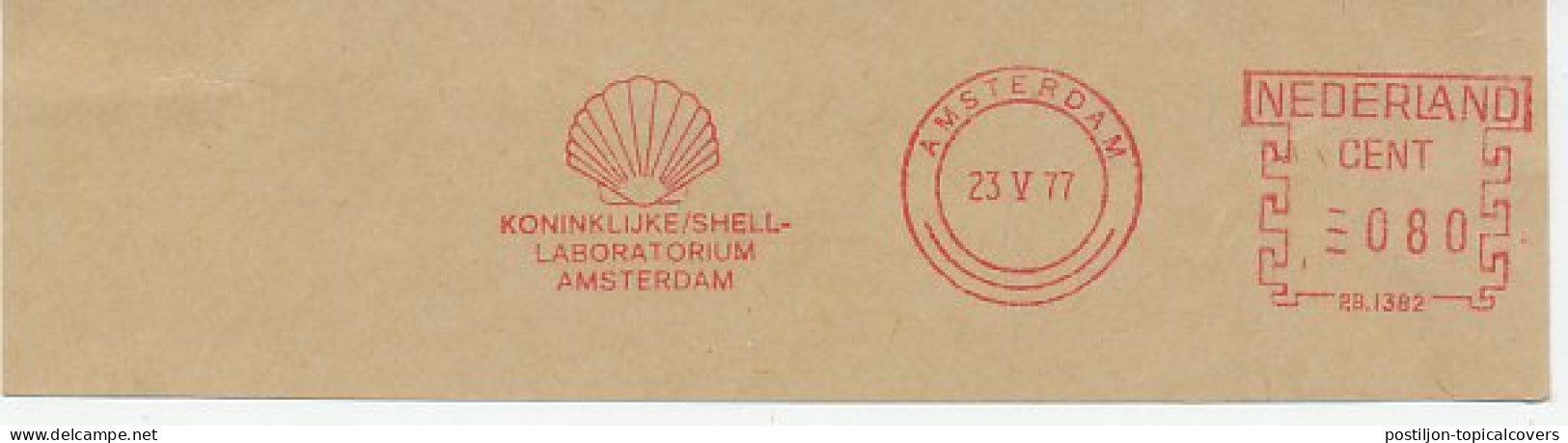 Meter Cut Netherlands 1977 Shell - Oil - Other & Unclassified