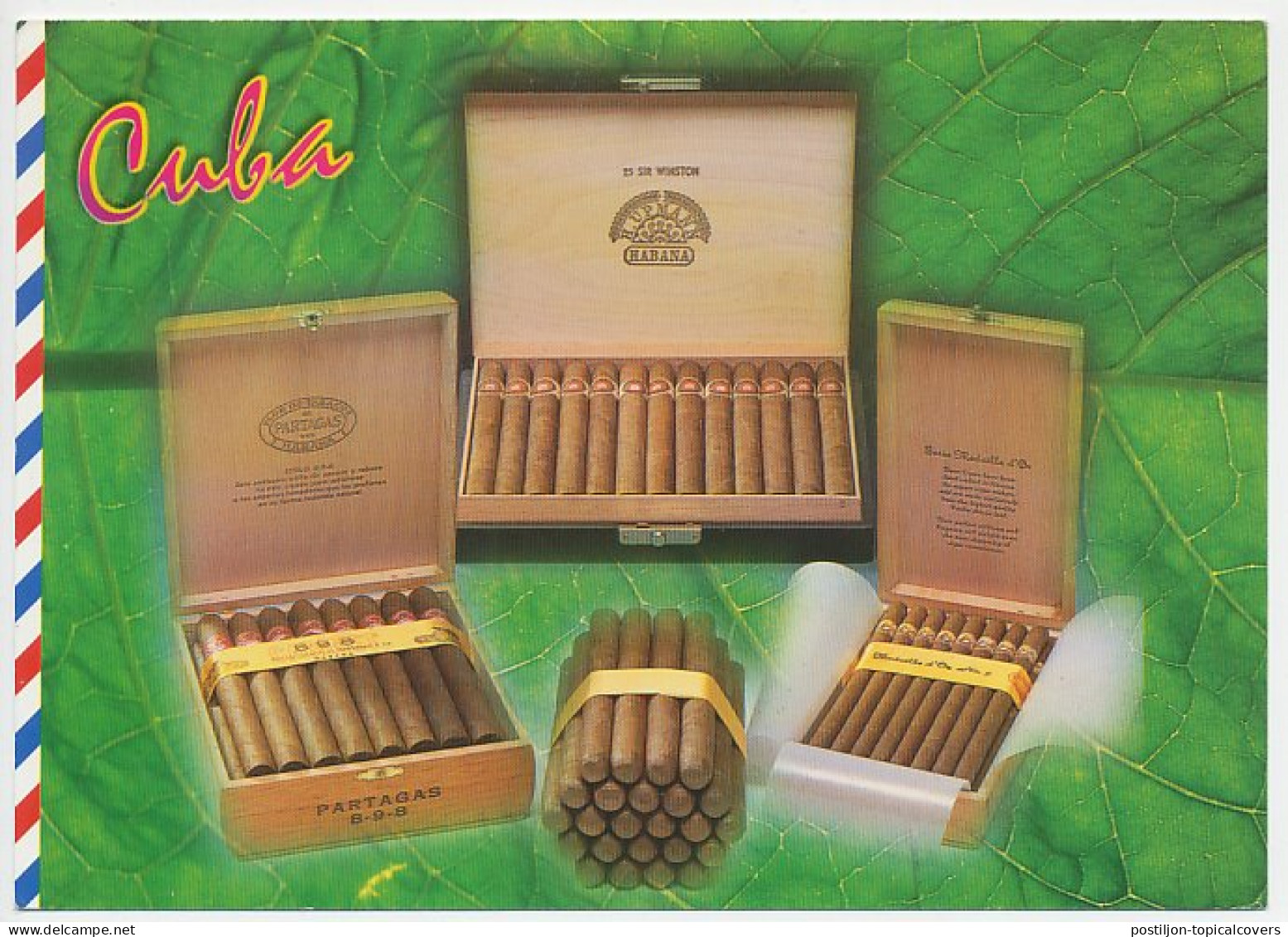 Postal Stationery Cuba Cigar - Partagas - Upmann - Tabak