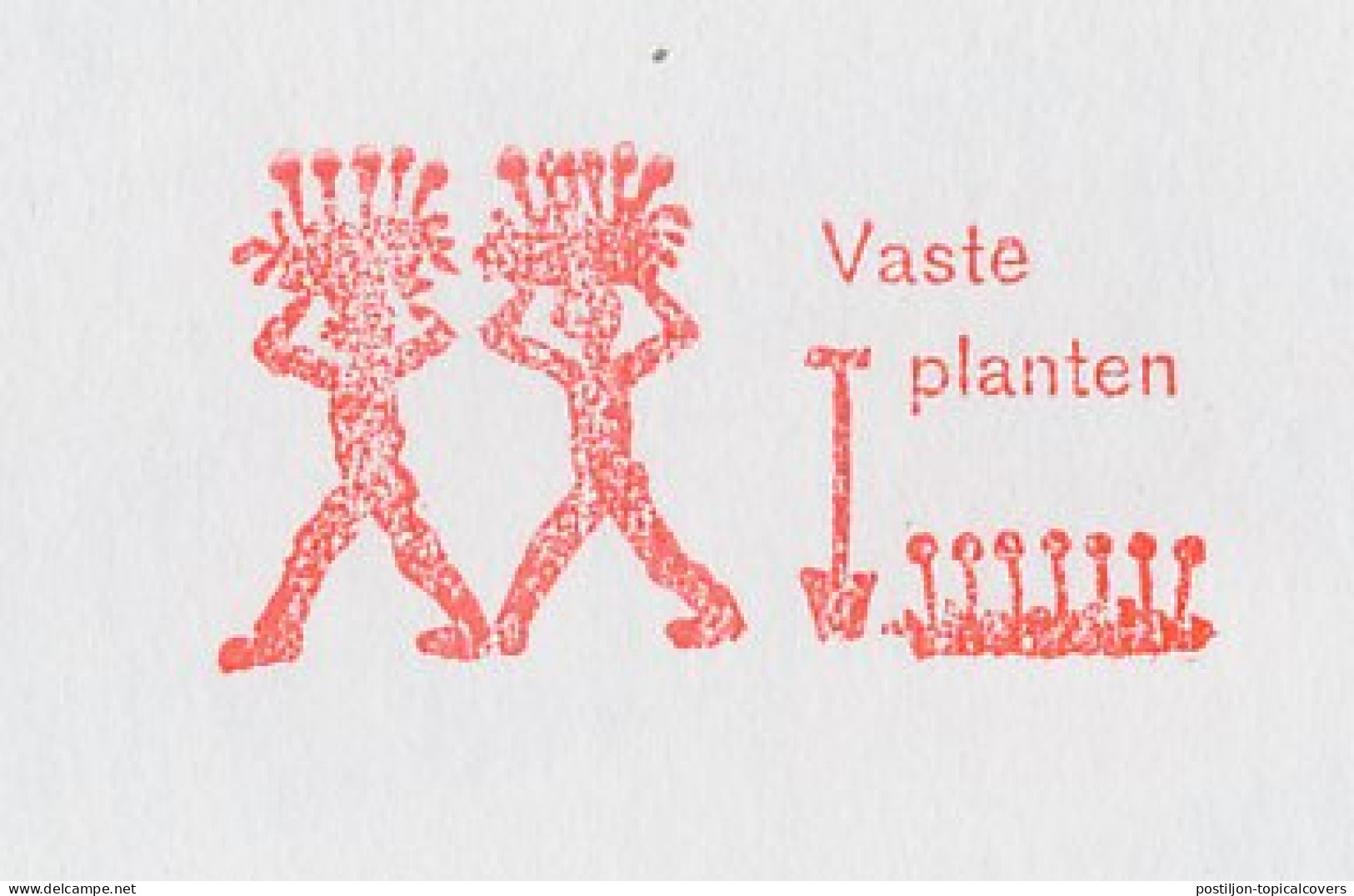 Meter Cover Netherlands 1987 Plants - Other & Unclassified