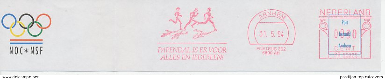 Meter Top Cut Netherlands 1994 Marathon - Running - NOC - Dutch Olympic Committee - Autres & Non Classés