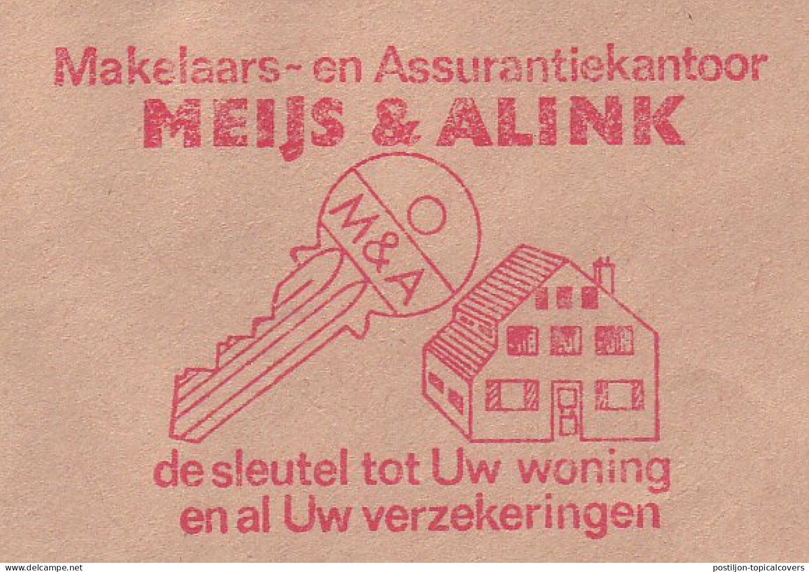 Meter Cover Netherlands 1974 Key  - Ohne Zuordnung