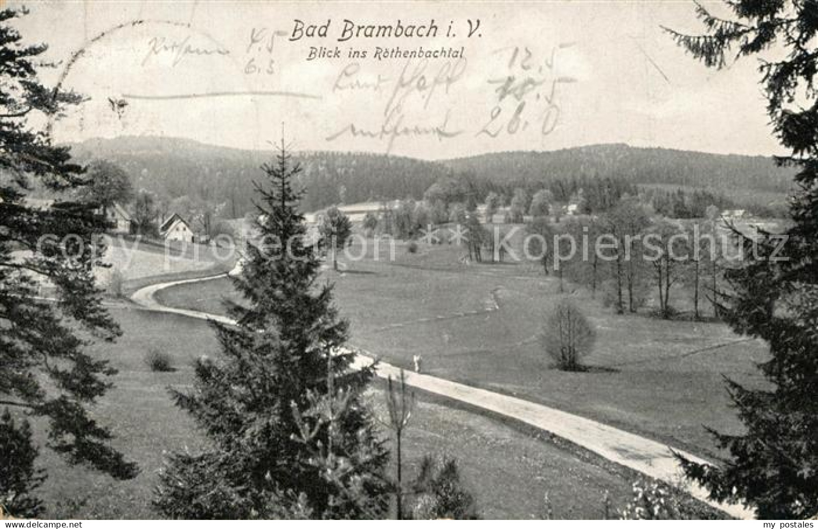 73550832 Bad Brambach Blick Ins Roethenbachtal Bad Brambach - Bad Brambach